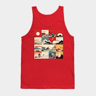 JAPANESE WOODBLOCK PRINTS Tank Top